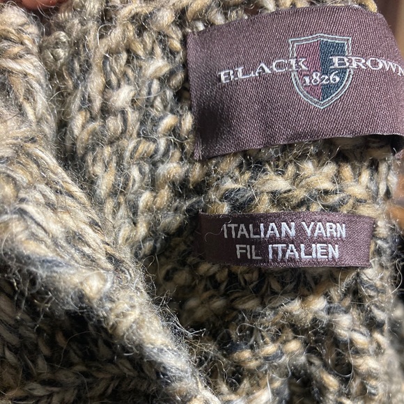 Black Brown 1826 Mens Sweater - Picture 4 of 4